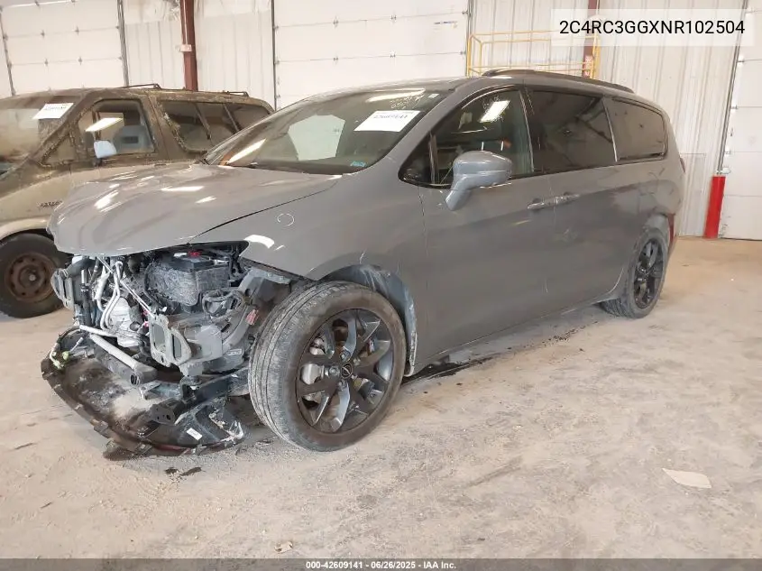 2022 Chrysler Pacifica Limited Awd VIN: 2C4RC3GGXNR102504 Lot: 42609141