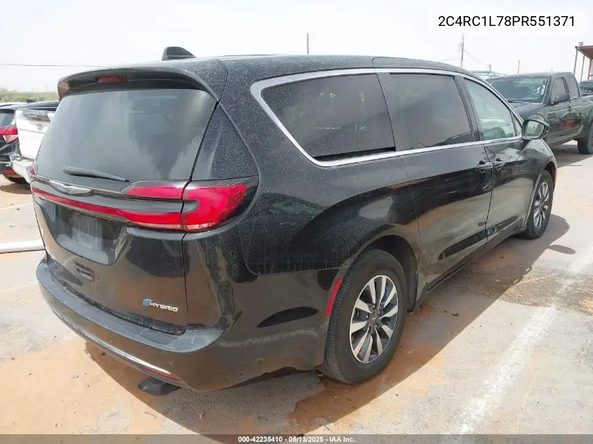 2023 Chrysler Pacifica Hybrid Touring L VIN: 2C4RC1L78PR551371 Lot: 42235410