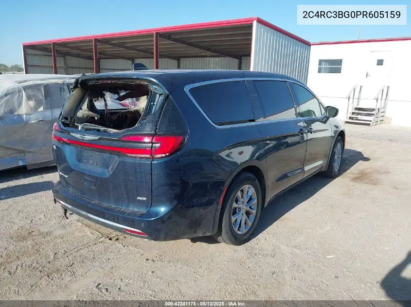 2023 Chrysler Pacifica Touring L Awd VIN: 2C4RC3BG0PR605159 Lot: 42241175
