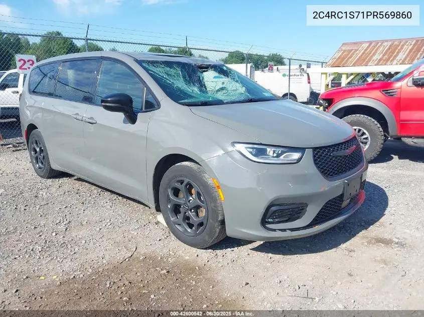 2023 Chrysler Pacifica Hybrid Limited VIN: 2C4RC1S71PR569860 Lot: 42600542