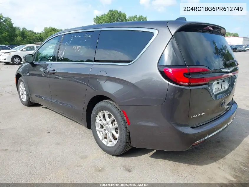 2023 Chrysler Pacifica Touring L VIN: 2C4RC1BG6PR612749 Lot: 42612932