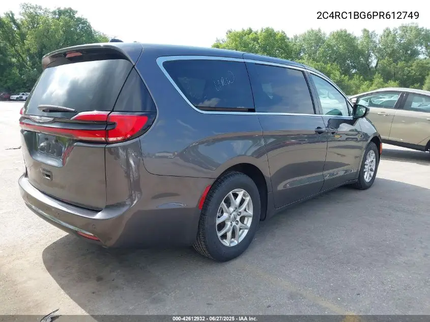 2023 Chrysler Pacifica Touring L VIN: 2C4RC1BG6PR612749 Lot: 42612932