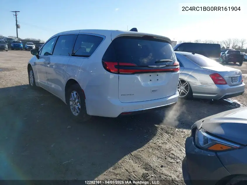2024 Chrysler Pacifica Touring L VIN: 2C4RC1BG0RR161904 Lot: 12282161