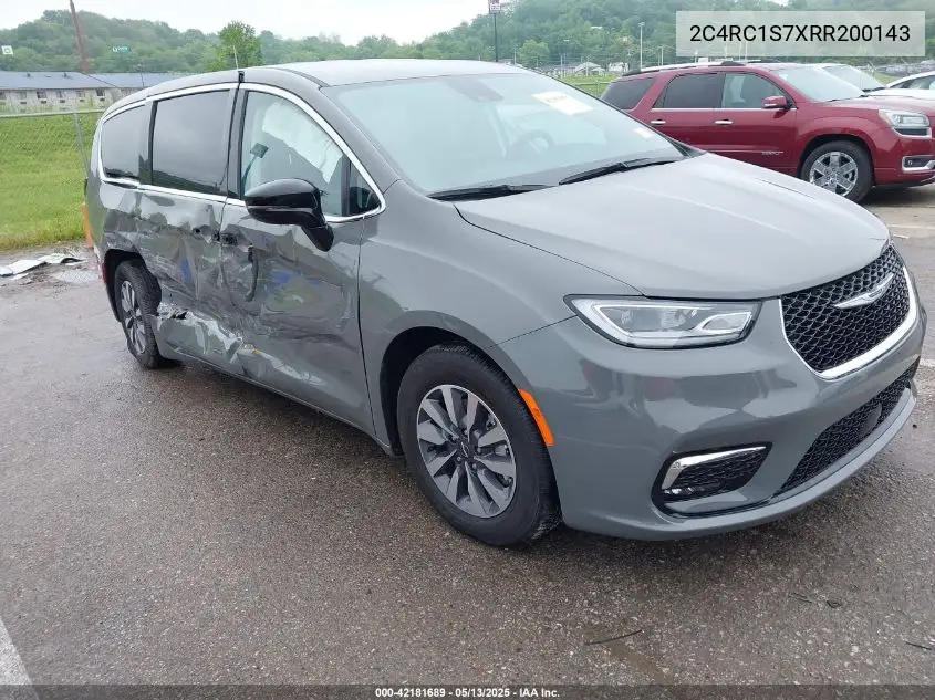 2024 Chrysler Pacifica Hybrid Select VIN: 2C4RC1S7XRR200143 Lot: 42181689