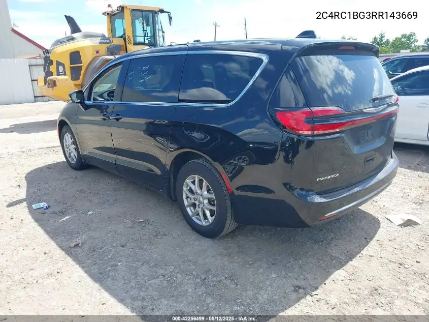 2024 Chrysler Pacifica Touring L VIN: 2C4RC1BG3RR143669 Lot: 42256499