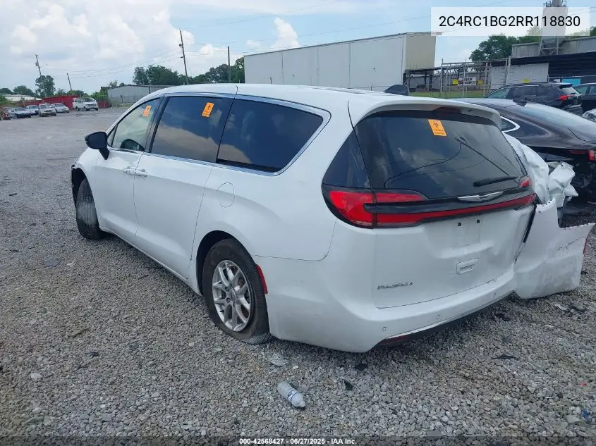 2024 Chrysler Pacifica Touring L VIN: 2C4RC1BG2RR118830 Lot: 42568427