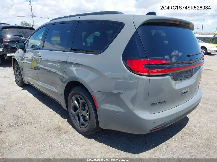 2025 Chrysler Pacifica Hybrid Premiuim S Appearance Package VIN: 2C4RC1S74SR528034 Lot: 42243837