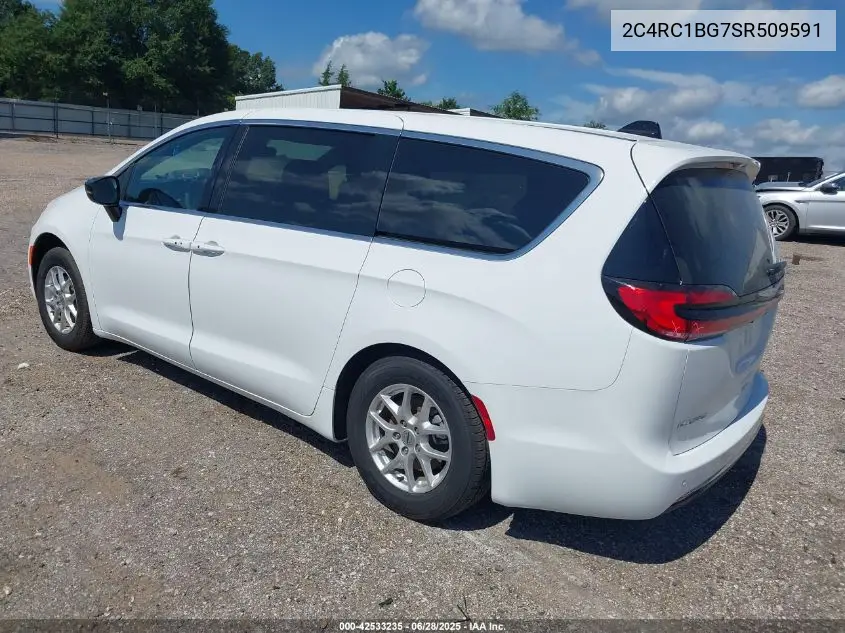 2025 Chrysler Pacifica Select VIN: 2C4RC1BG7SR509591 Lot: 42533235
