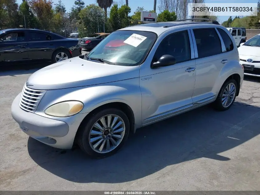 2001 Chrysler Pt Cruiser VIN: 3C8FY4BB61T580334 Lot: 41965884