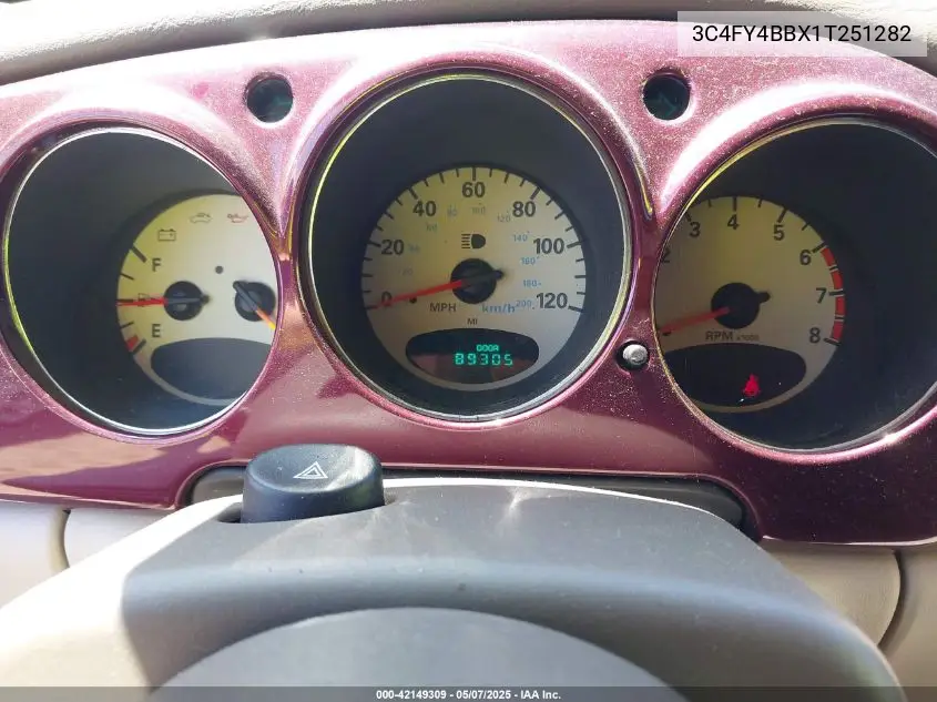 2001 Chrysler Pt Cruiser VIN: 3C4FY4BBX1T251282 Lot: 42149309