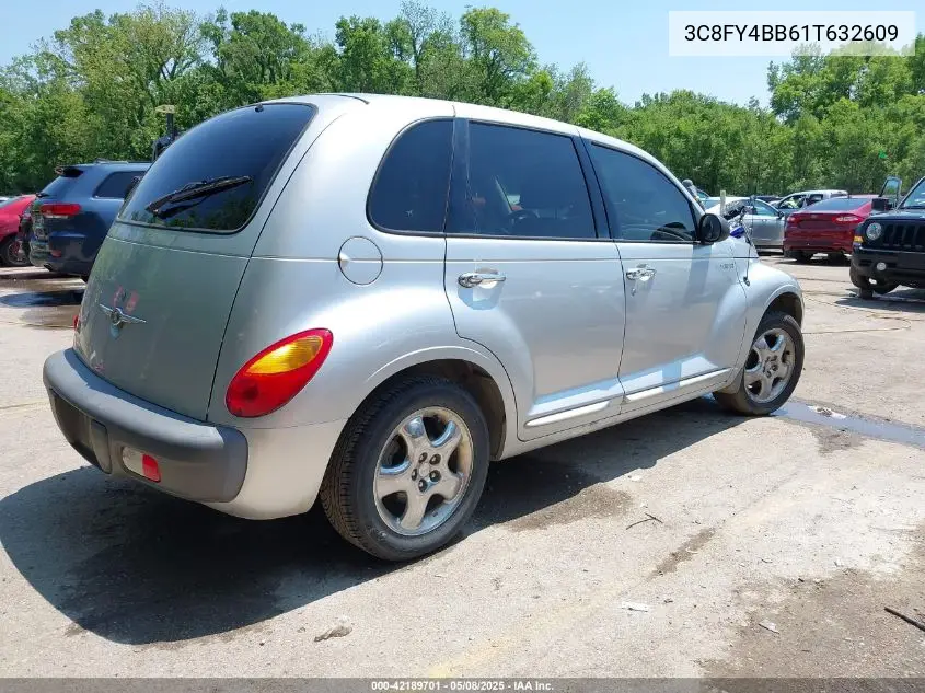 2001 Chrysler Pt Cruiser VIN: 3C8FY4BB61T632609 Lot: 42189701
