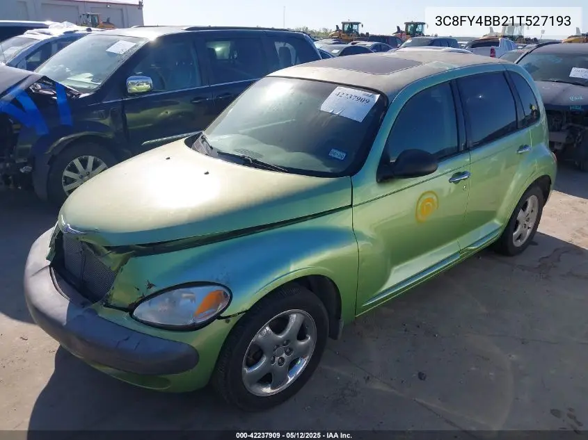 2001 Chrysler Pt Cruiser VIN: 3C8FY4BB21T527193 Lot: 42237909
