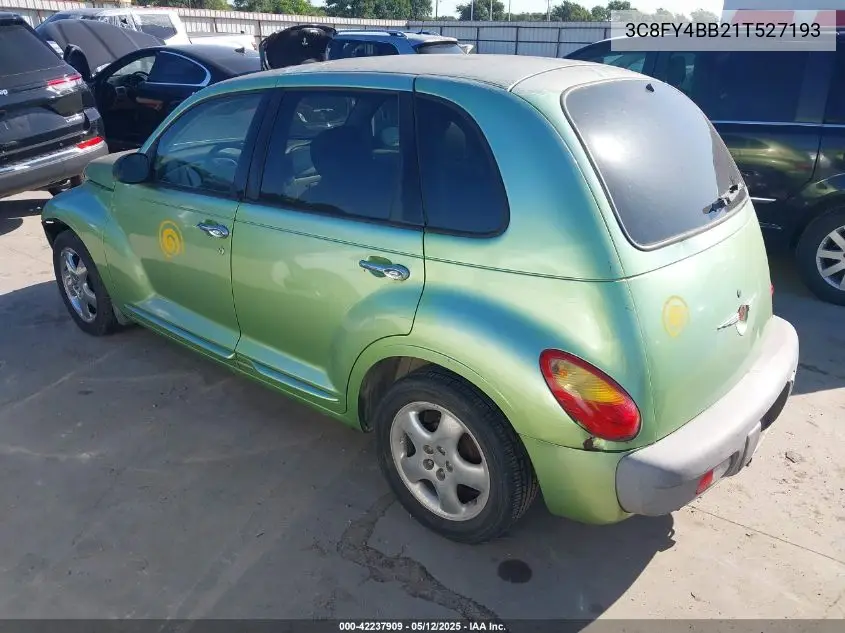 2001 Chrysler Pt Cruiser VIN: 3C8FY4BB21T527193 Lot: 42237909