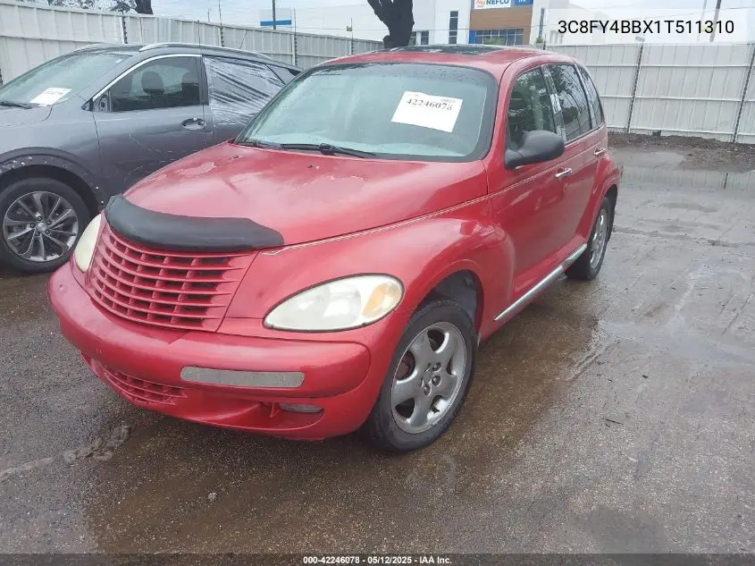 2001 Chrysler Pt Cruiser VIN: 3C8FY4BBX1T511310 Lot: 42246078
