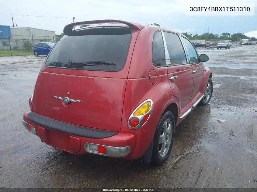 2001 Chrysler Pt Cruiser VIN: 3C8FY4BBX1T511310 Lot: 42246078