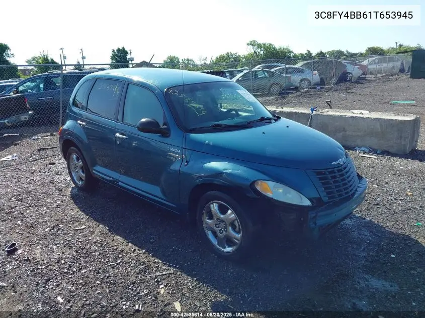 2001 Chrysler Pt Cruiser VIN: 3C8FY4BB61T653945 Lot: 42535614