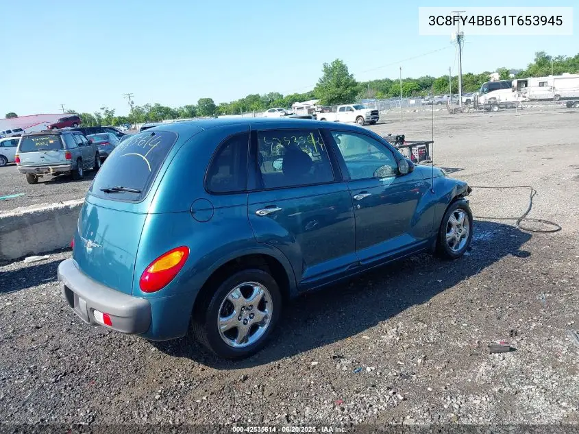 2001 Chrysler Pt Cruiser VIN: 3C8FY4BB61T653945 Lot: 42535614