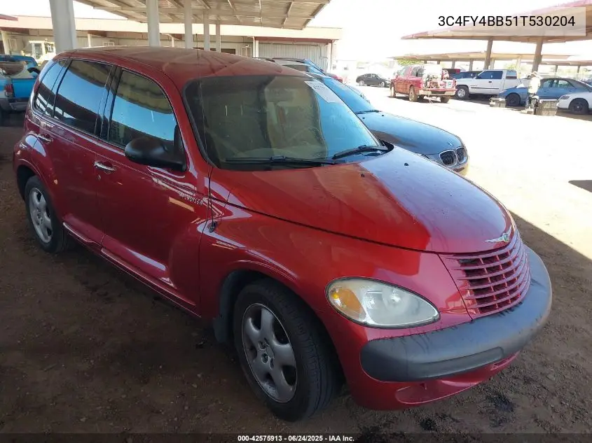 2001 Chrysler Pt Cruiser VIN: 3C4FY4BB51T530204 Lot: 42575913