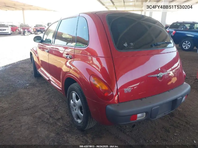 2001 Chrysler Pt Cruiser VIN: 3C4FY4BB51T530204 Lot: 42575913