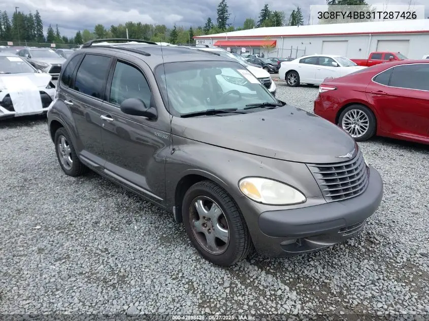 2001 Chrysler Pt Cruiser VIN: 3C8FY4BB31T287426 Lot: 42598428