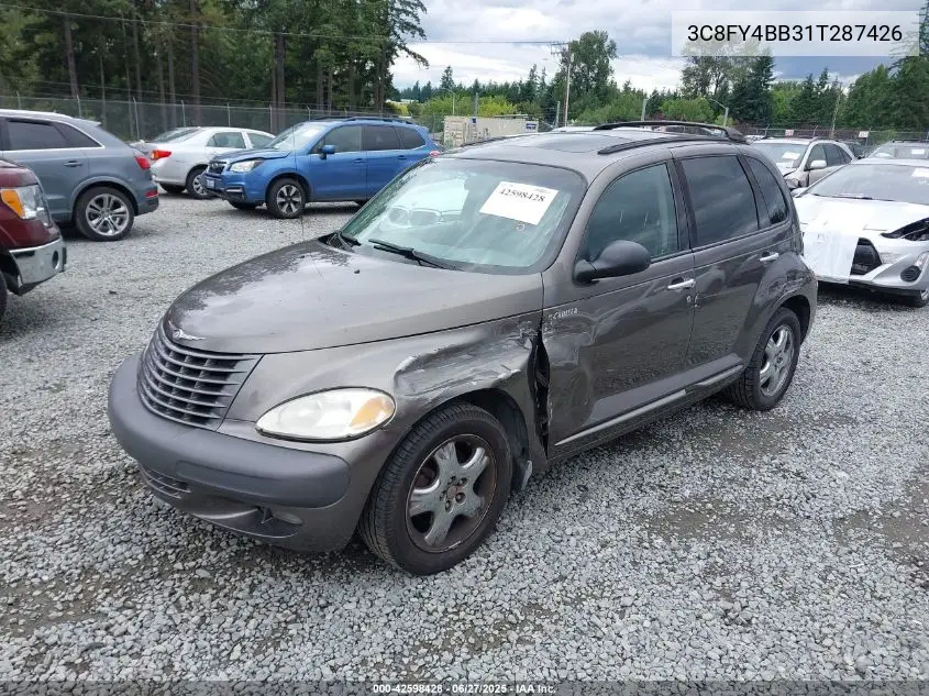 2001 Chrysler Pt Cruiser VIN: 3C8FY4BB31T287426 Lot: 42598428