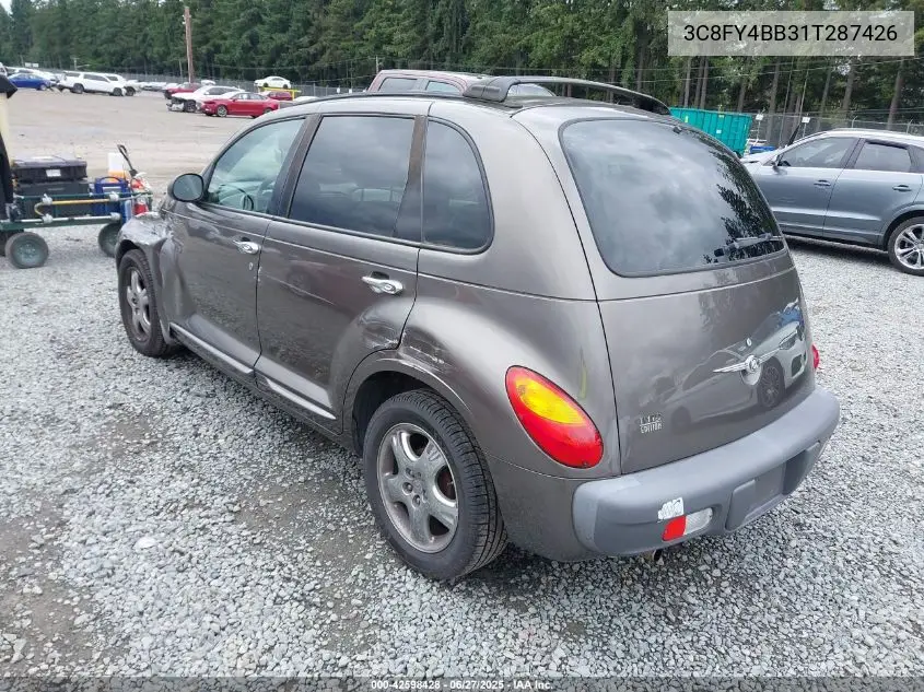 2001 Chrysler Pt Cruiser VIN: 3C8FY4BB31T287426 Lot: 42598428