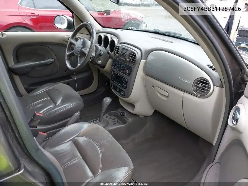 2001 Chrysler Pt Cruiser VIN: 3C8FY4BB31T287426 Lot: 42598428
