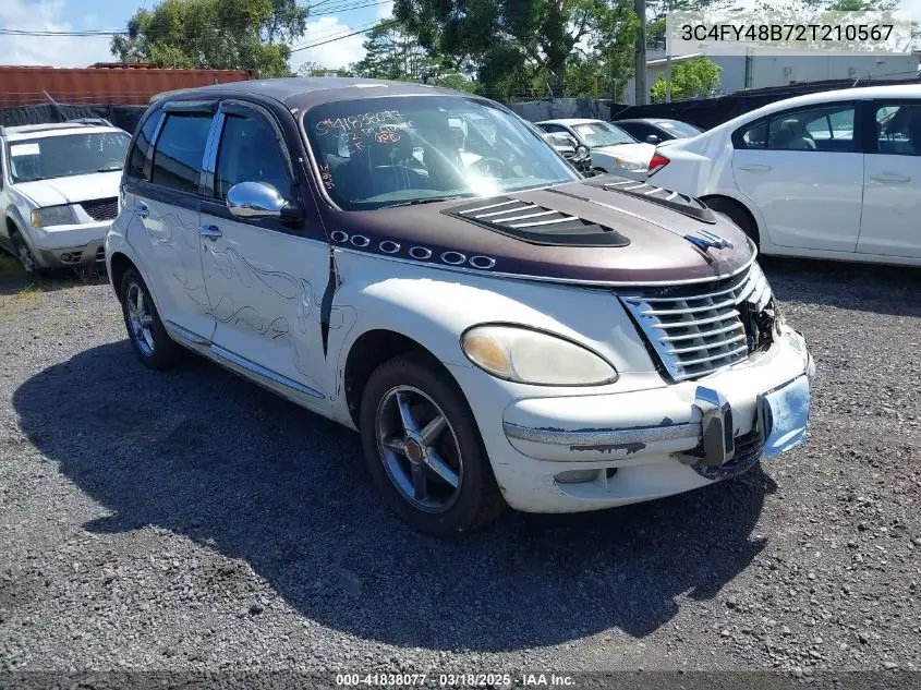 2002 Chrysler Pt Cruiser VIN: 3C4FY48B72T210567 Lot: 41838077