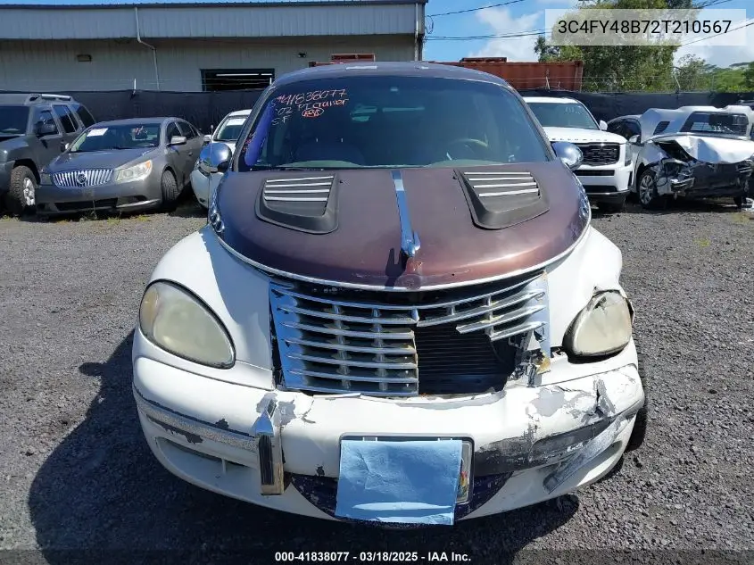 2002 Chrysler Pt Cruiser VIN: 3C4FY48B72T210567 Lot: 41838077