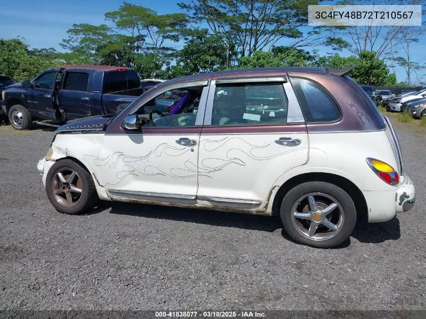 2002 Chrysler Pt Cruiser VIN: 3C4FY48B72T210567 Lot: 41838077