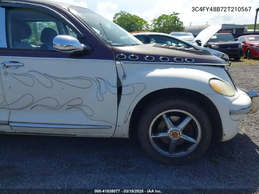 2002 Chrysler Pt Cruiser VIN: 3C4FY48B72T210567 Lot: 41838077