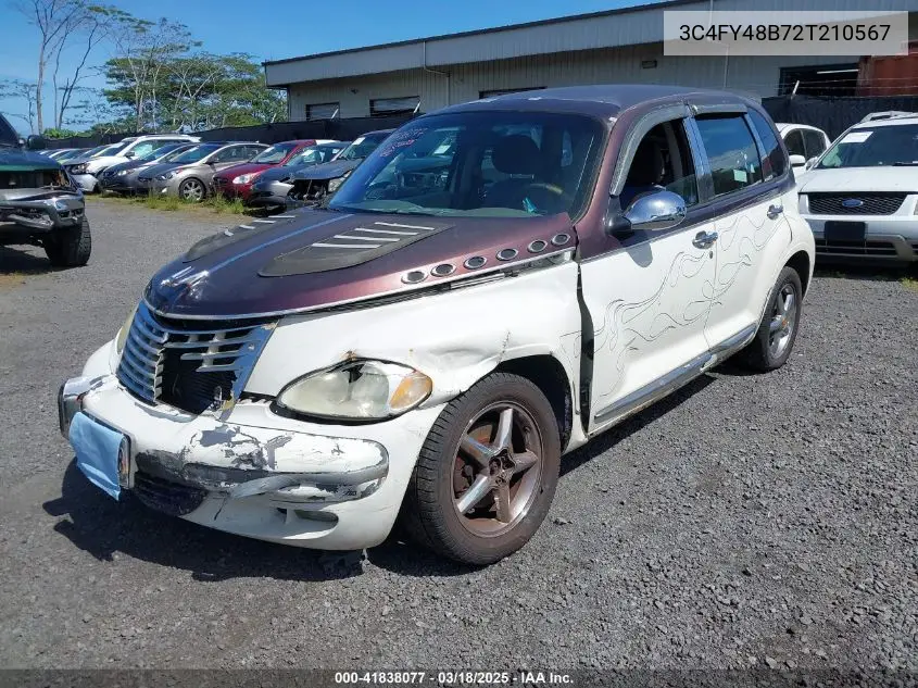 2002 Chrysler Pt Cruiser VIN: 3C4FY48B72T210567 Lot: 41838077