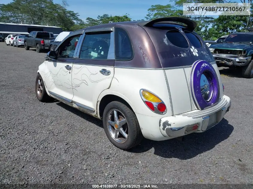 2002 Chrysler Pt Cruiser VIN: 3C4FY48B72T210567 Lot: 41838077