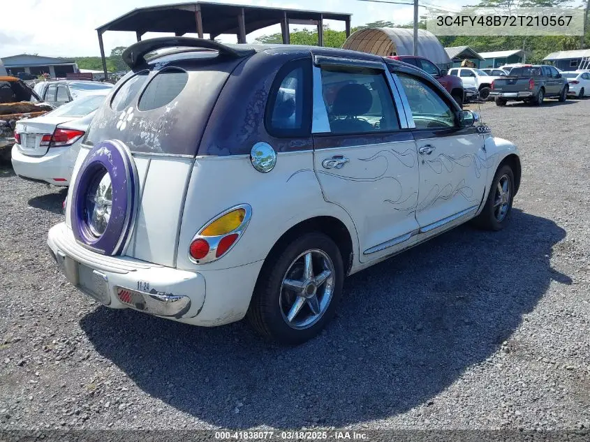 2002 Chrysler Pt Cruiser VIN: 3C4FY48B72T210567 Lot: 41838077