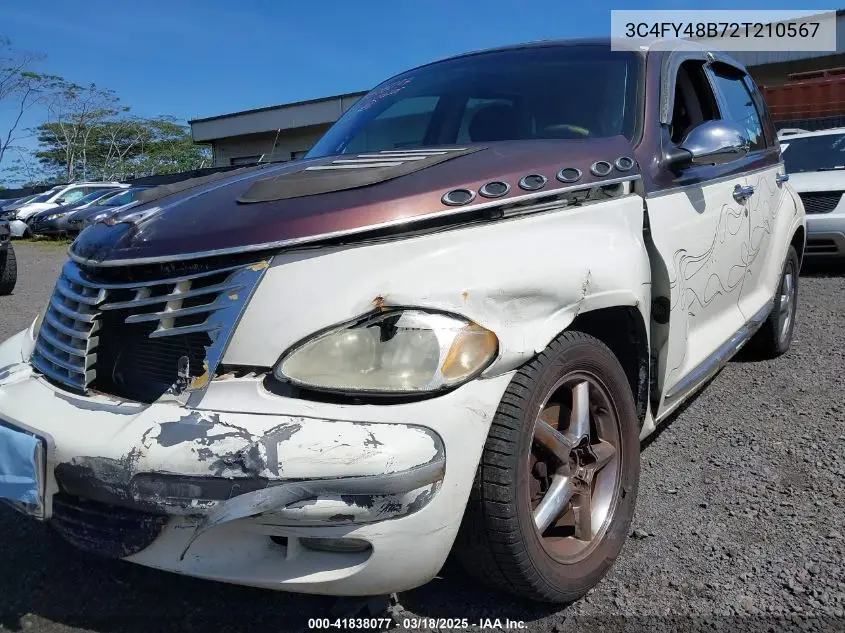 2002 Chrysler Pt Cruiser VIN: 3C4FY48B72T210567 Lot: 41838077