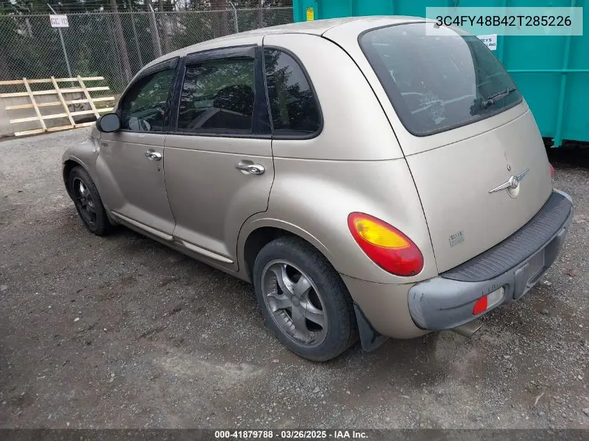 2002 Chrysler Pt Cruiser VIN: 3C4FY48B42T285226 Lot: 41879788