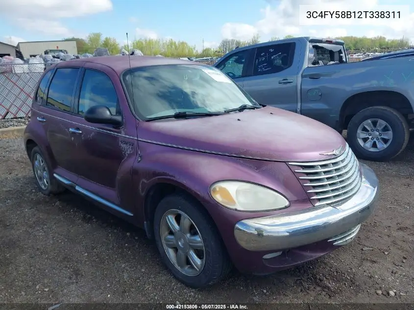 2002 Chrysler Pt Cruiser Touring VIN: 3C4FY58B12T338311 Lot: 42153806