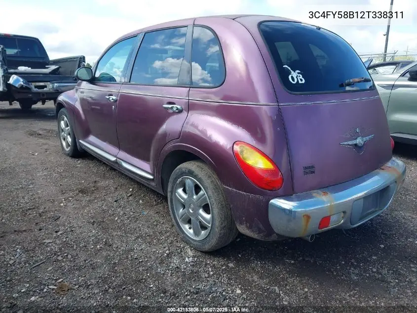 2002 Chrysler Pt Cruiser Touring VIN: 3C4FY58B12T338311 Lot: 42153806