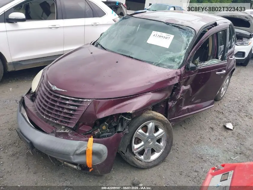 2002 Chrysler Pt Cruiser Limited VIN: 3C8FY68B02T323433 Lot: 42209107