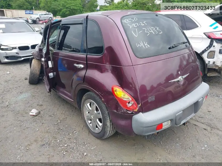 2002 Chrysler Pt Cruiser Limited VIN: 3C8FY68B02T323433 Lot: 42209107