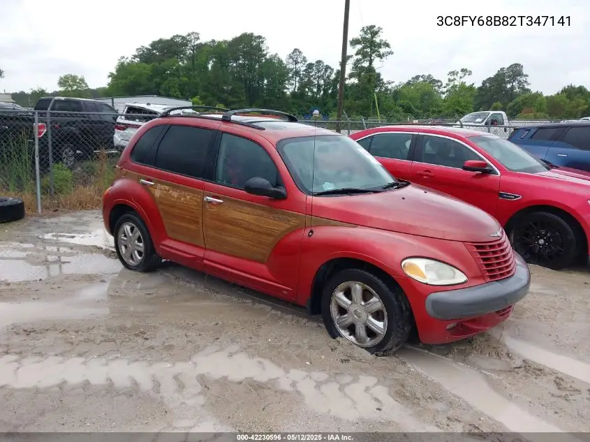 2002 Chrysler Pt Cruiser Limited VIN: 3C8FY68B82T347141 Lot: 42230596