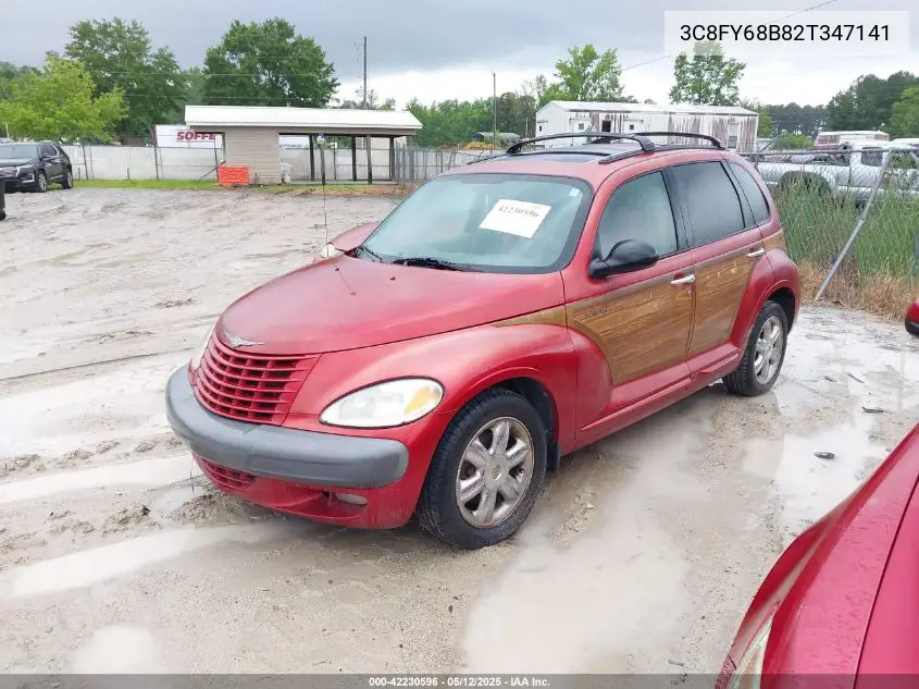 2002 Chrysler Pt Cruiser Limited VIN: 3C8FY68B82T347141 Lot: 42230596