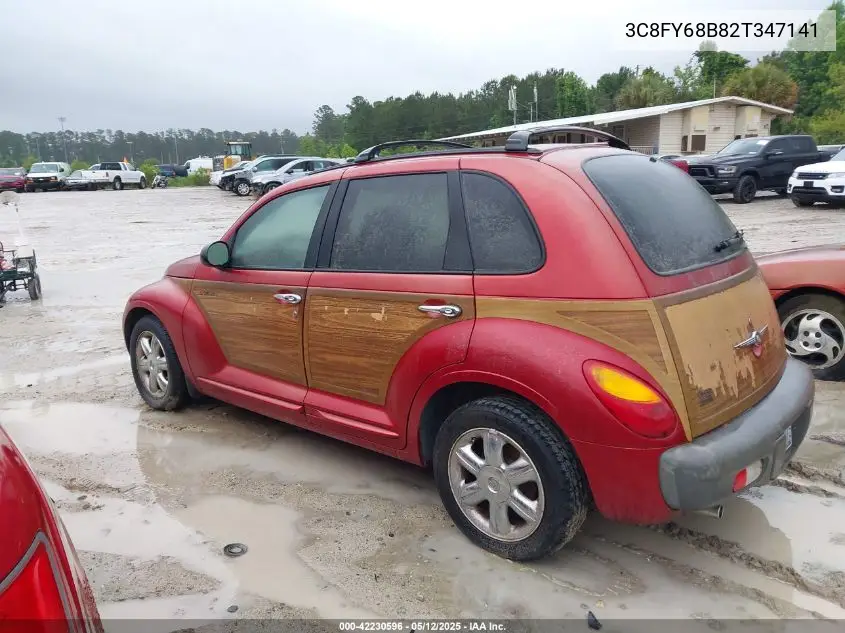 2002 Chrysler Pt Cruiser Limited VIN: 3C8FY68B82T347141 Lot: 42230596