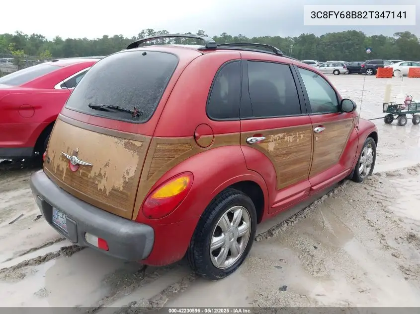 2002 Chrysler Pt Cruiser Limited VIN: 3C8FY68B82T347141 Lot: 42230596