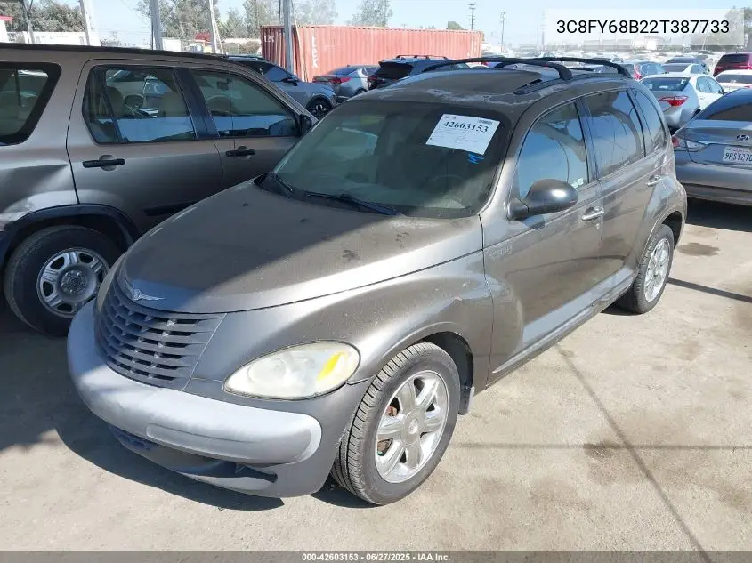 2002 Chrysler Pt Cruiser Limited VIN: 3C8FY68B22T387733 Lot: 42603153