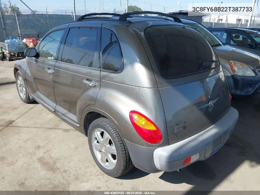 2002 Chrysler Pt Cruiser Limited VIN: 3C8FY68B22T387733 Lot: 42603153