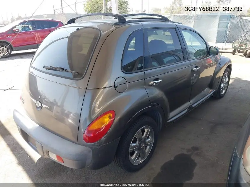 2002 Chrysler Pt Cruiser Limited VIN: 3C8FY68B22T387733 Lot: 42603153