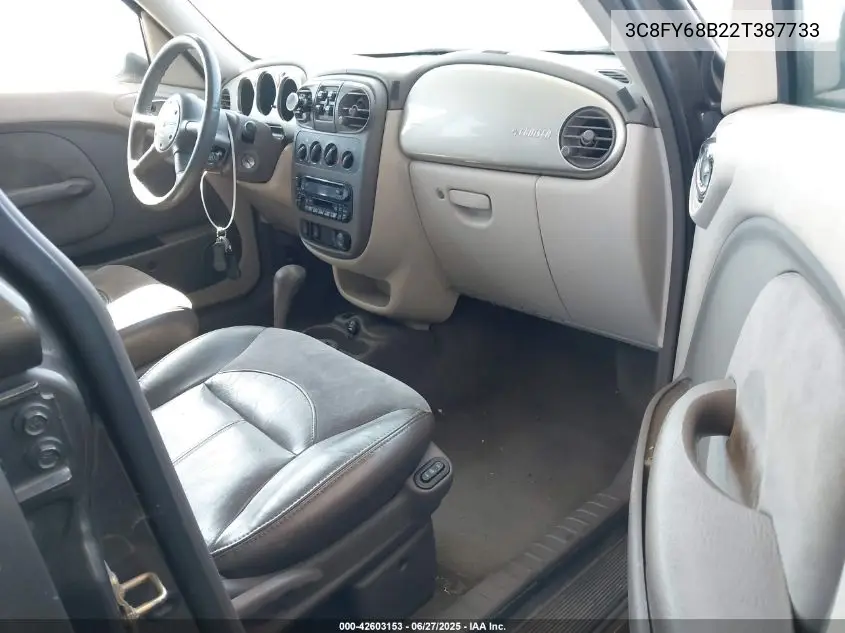 2002 Chrysler Pt Cruiser Limited VIN: 3C8FY68B22T387733 Lot: 42603153