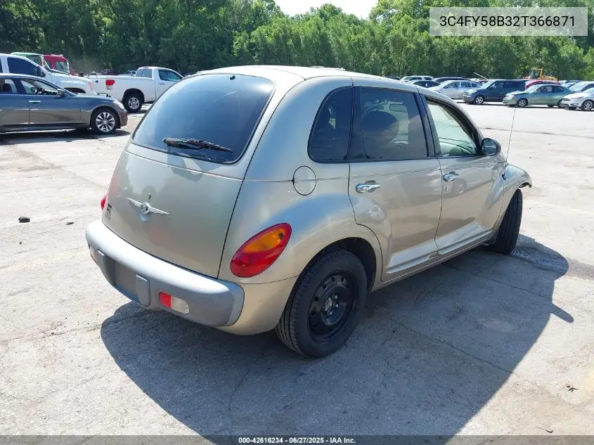 2002 Chrysler Pt Cruiser Touring VIN: 3C4FY58B32T366871 Lot: 42616234