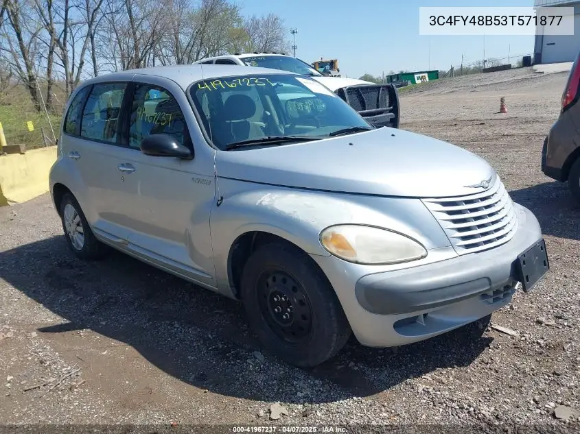 2003 Chrysler Pt Cruiser VIN: 3C4FY48B53T571877 Lot: 41967237